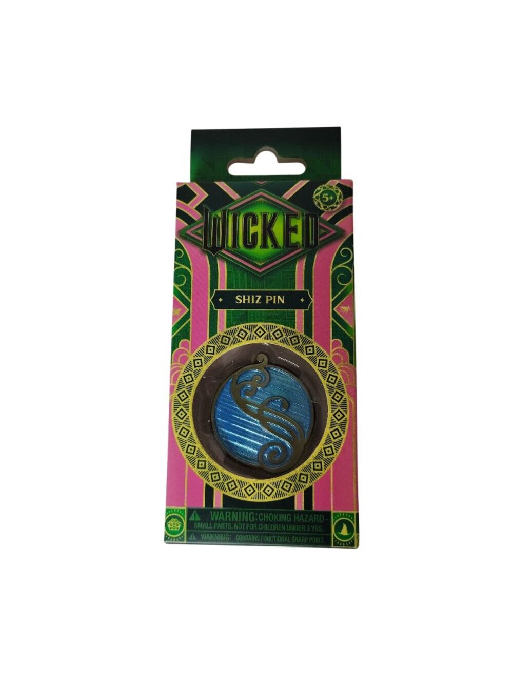 Wicked Blue Shiz University Pin Enamel Accessory In Original Packaging